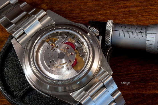 Rolex GMT Master 16750, 16753 compatible Sapphire Caseback